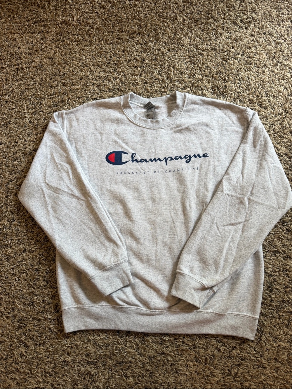 champagne champion crewneck